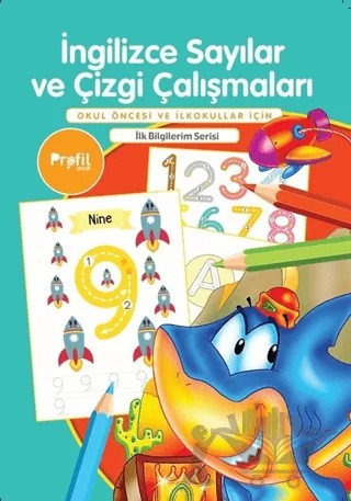 İngilizce Sayılar ve Çizgi Çalışmaları – Yavuz Erdoğan – Profil Çocuk kitap kapağı