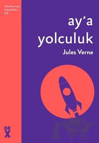Ay’a Yolculuk – Jules Verne – Dex Yayınevi kitap kapağı