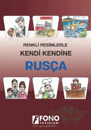 Resimlerle Rusça – Galena Stoletneya, Mehmet Aslan – Fono Yayınları kitap kapağı