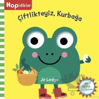 Çiftlikteyiz, Kurbağa – Jo Lodge – Beta Kids kitap kapağı