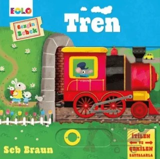 Gezgin Bebek - Tren – Seb Braun – Eolo Yayıncılık kitap kapağı