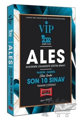 2022 ALES VIP Tamamı Çözümlü Çıkmış Sorular Fasikül Fasikül Son 10 Sınav – Kolektif – Yargı Yayınevi kitap kapağı