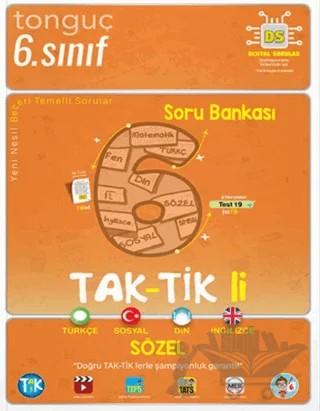6. Sınıf Taktikli Sözel Soru Bankası – Kolektif – Tonguç Akademi kitap kapağı