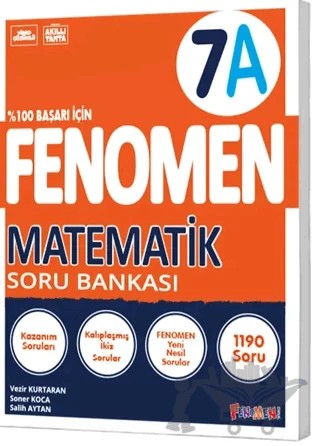 7. Sınıf Fenomen A Serisi Matematik Soru Bankası Fenomen Okul – Kolektif – Fenomen Yayınları kitap kapağı
