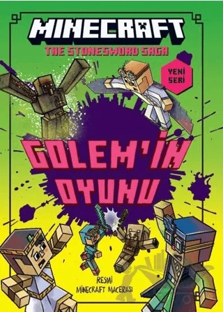 Minecraft - Golem'in Oyunu – Nick Eliopulos, Alan Batson, Chris Hill – XLIBRIS kitap kapağı