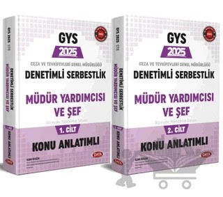 2025 Ceza ve Tevkifevleri Denetimli Serbestlik, Müdür Yardımcılığı ve Şeflik GYS Konu Anlatımlı 1-2 – Kolektif – Data Yayınları kitap kapağı