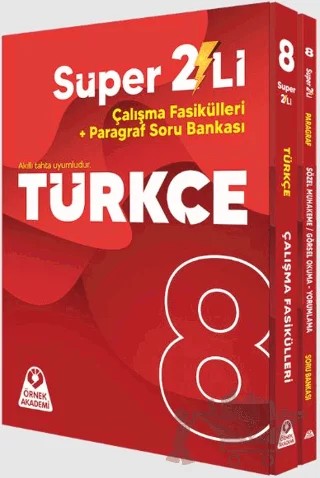 8. Sınıf Süper İkili Türkçe Seti – Kolektif – Örnek Akademi kitap kapağı
