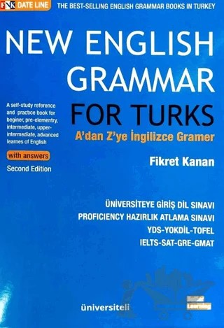 New English Grammar For Turks – Fikret Kanan – Üniversiteli Kitabevi kitap kapağı