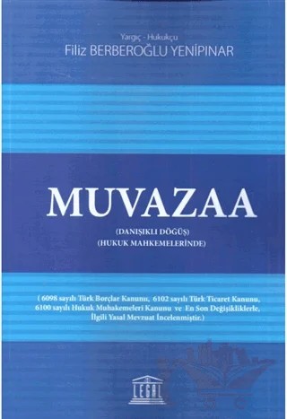 Muvazaa – Filiz Berberoğlu Yenipınar – Legal Yayıncılık kitap kapağı