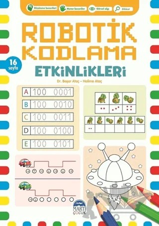 Robotik Kodlama Etkinlikleri - 9 – Başar Ataç, Halime Ataç – Martı Çocuk Yayınları kitap kapağı