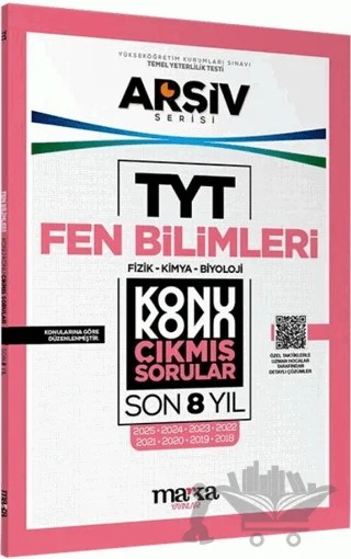 TYT Fen Bilimleri Konu Konu Son 7 Yıl Çıkmış Sorular – Kolektif – Marka Yayınları kitap kapağı