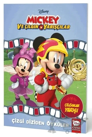 Disney Mickey ve Çılgın Yarışçılar - Çizgi Diziden Öyküler – Kolektif – Beta Kids kitap kapağı