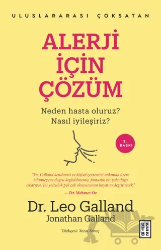 Alerji İçin Çözüm – Jonathan Galland, Leo Galland – Ketebe Yayınları kitap kapağı