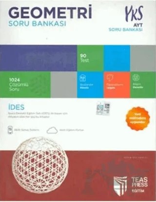 YKS-AYT Geometri Soru Bankası – Kolektif – Teas Press kitap kapağı