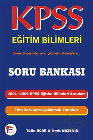 KPSS Eğitim Bilimleri Soru Bankası – Tülin ACAR, Ümit Nazenin – Pelikan Tıp Teknik Yayıncılık kitap kapağı