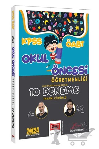2024 ÖABT Okul Öncesi Öğretmenliği Alan Bilgisi Tamamı Çözümlü 10 Deneme – Kolektif – Yargı Yayınevi kitap kapağı
