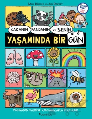 Kakanın, Pandanın ve Senin Yaşamında Bir Gün – Mike Barfield – Domingo Yayınevi kitap kapağı