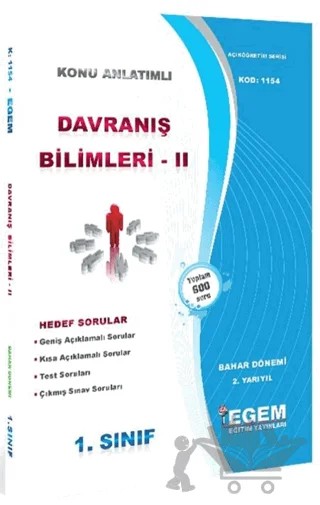 1. Sınıf 2. Yarıyıl Konu Anlatımlı Davranış Bilimleri 2 - Kod 1154 – Kolektif – Egem Eğitim Yayınları kitap kapağı