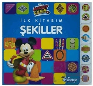 Mickey ve Çılgın Yarışçılar - İlk Kitabım Şekiller – Kolektif – Doğan Çocuk kitap kapağı