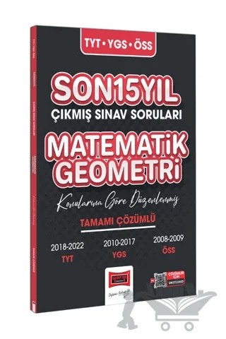 Yargı Yayınları TYT-YGS-ÖSS Son Matematik-Geometri Tamamı Çözümlü Son 15 Yıl Çıkmış Sınav Soruları – Kolektif – Yargı Yayınevi kitap kapağı