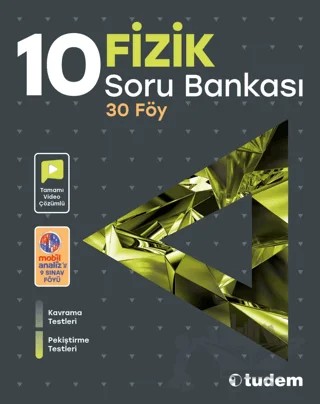 10. Sınıf Fizik Soru Bankası – Kolektif – Tudem Yayınları - Bayilik kitap kapağı