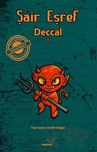 Deccal 1 – Şair Eşref – Sapiens Yayınları kitap kapağı