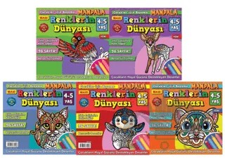 Maxi Renklerin Dünyası 5'li Set – İlhan Arlı – Maxi Yayıncılık kitap kapağı