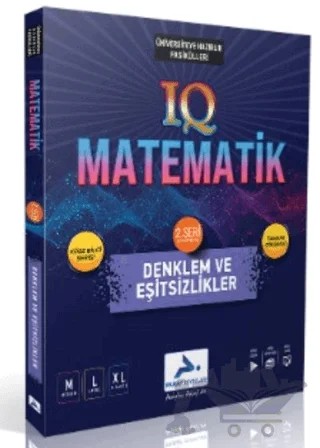 IQ Matematik - 2. Seri - Denklem ve Eşitsizlikler – Kolektif – Paraf Yayınları kitap kapağı