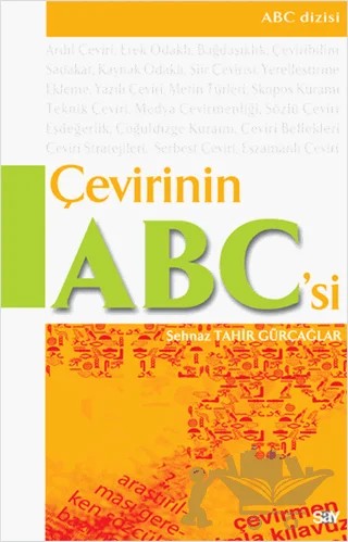 Çevirinin Abc’si – Şehnaz Tahir Gürçağlar – Say Yayınları kitap kapağı