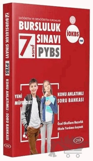 7. Sınıf PYBS Bursluluk Sınavı Konu Anlatımlı Soru Bankası – Kolektif – Data Yayınları kitap kapağı