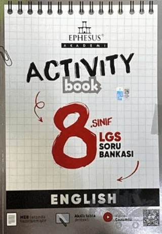 8. Sınıf LGS Activity Book English Soru Bankası – Kolektif – Ephesus Akademi kitap kapağı