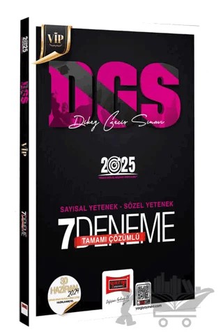 2025 DGS VİP Sayısal-Sözel Yetenek Tamamı Çözümlü 7 Deneme – Kolektif – Yargı Yayınevi kitap kapağı
