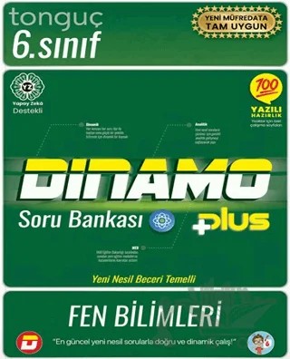 6. Sınıf Dinamo Fen Bilimleri Soru Bankası – Kolektif – Tonguç Akademi kitap kapağı