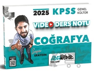 2025 KPSS GK Coğrafya Video Ders Notu – Engin Eraydın – HocaWebde Yayınları kitap kapağı