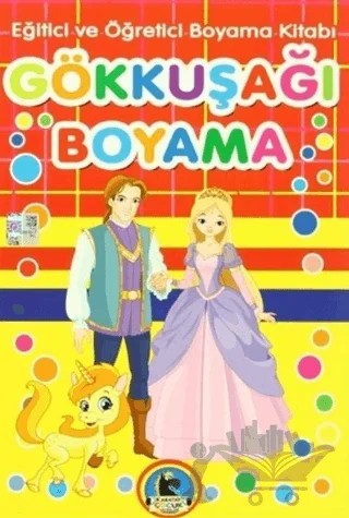 Gökkuşağı Boyama - Eğitici ve Öğretici Boyama Kitabı (4 Kitap Takım) – Kolektif – Karatay Çocuk kitap kapağı