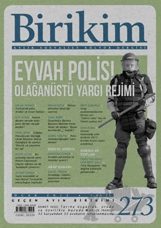 Birikim Aylık Sosyalist Kültür Dergisi Sayı: 273 – Birikim Yayınları kitap kapağı