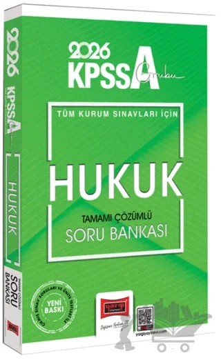 2026 KPSS-A Grubu Hukuk Tamamı Çözümlü Soru Bankası – Kolektif – Yargı Yayınevi kitap kapağı