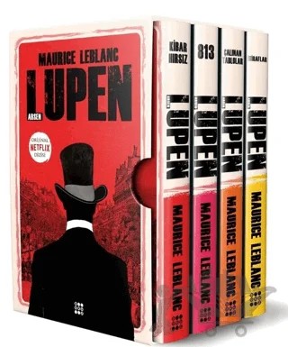 Arsen Lüpen-Kutulu Kırmızı Set (4 Kitap Takım) – Maurice Leblanc – Dokuz Yayınları kitap kapağı