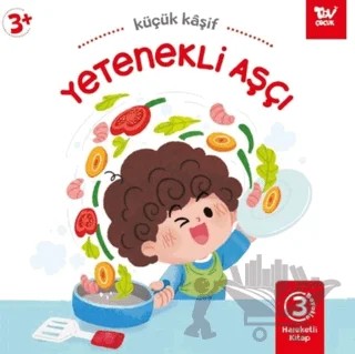 Hareketli Kitap 3d Küçük Kaşif Yetenekli Aşçı – Kolektif – Türkiye Diyanet Vakfı Yayınları kitap kapağı