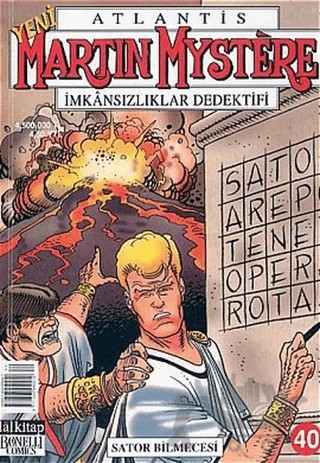 Atlantis Yeni Seri Sayı: 40 Martin Mystere İmkansızlıklar Dedektifi Sator Bilmecesi – Lal Kitap kitap kapağı