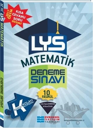 LYS Matematik Deneme Sınavı- 10 Fasikül Eşit Ağırlık – Ali İhsan Özkan, Cafer Tayyar Demirhan – Evrensel İletişim Yayınları kitap kapağı