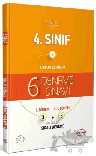 4. Sınıf 6 Fasiküllü 3+3 Deneme – Kolektif – Editör Yayınevi kitap kapağı