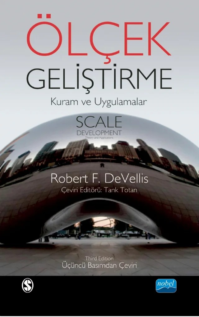 ÖLÇEK GELİŞTİRME - Scale Development – Robert F. DeVellis, Sage – Nobel Akademik Yayıncılık kitap kapağı