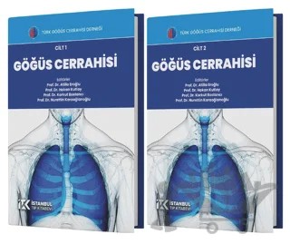 Göğüs Cerrahisi (2 Cilt) – Atilla Eroğlu, Hakan Kutlay, Korkut Bostancı, Nurettin Karaoğlanoğlu – İstanbul Tıp Kitabevi kitap kapağı