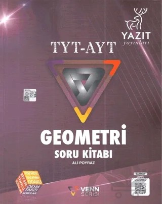 Yazıt Venn Serisi YKS TYT AYT Geometri Soru Kitabı – Ali Poyraz – Yazıt Yayıncılık kitap kapağı
