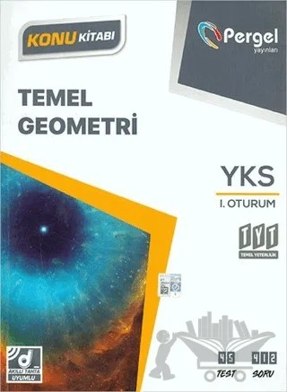 TYT Birinci Oturum Geometri Konu Anlatım Kitap – Kolektif – Pergel Yayınları kitap kapağı