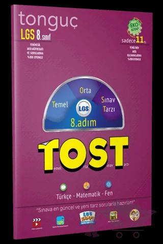 8. Sınıf LGS Tost 8. Adım – Kolektif – Tonguç Akademi kitap kapağı