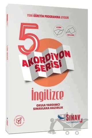 5. Sınıf İngilizce Akordiyon Serisi – Kolektif – Sınav Yayınları kitap kapağı