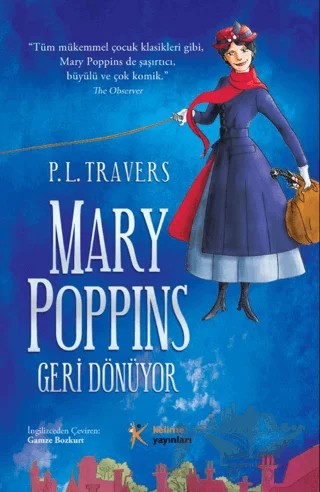 Mary Poppins - Geri Dönüyor – P. L. Travers – Kelime Yayınları kitap kapağı