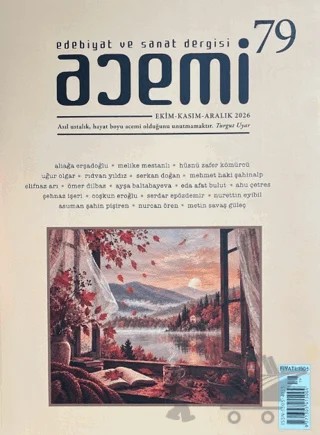 Acemi Edebiyat ve Sanat Dergisi Sayı 79 – Acemi Dergisi kitap kapağı
